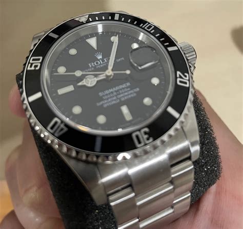 rolex submariner uneven lugs|Rolex 16610 no holes.